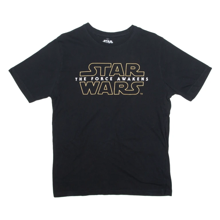 STAR WARS The Force Awakens Mens Band T-Shirt Black L
