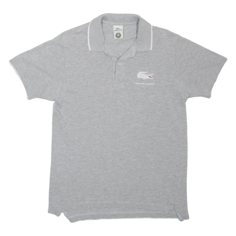 LACOSTE Mens Polo Shirt Grey S