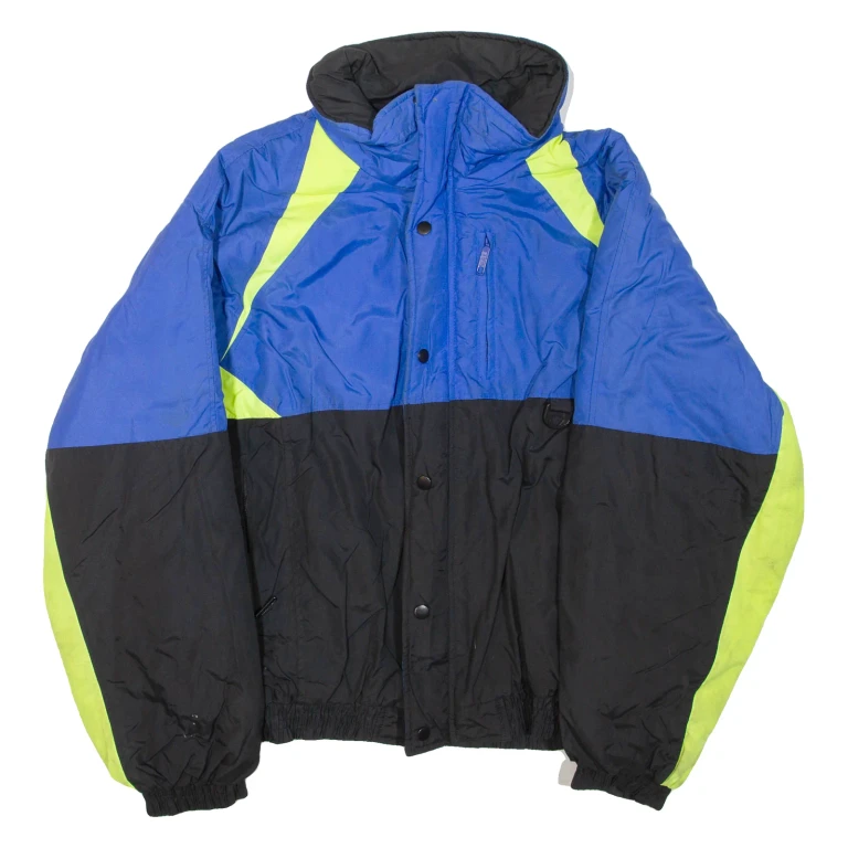 AVIAN Mens Jacket Blue Colourblock XL