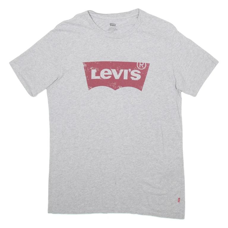 LEVI'S Mens T-Shirt Grey S (NN1-251024-15271)