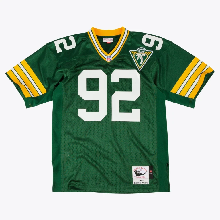 Men's NFL Authentic Jersey Packers 1993 Reggie White Jerseys