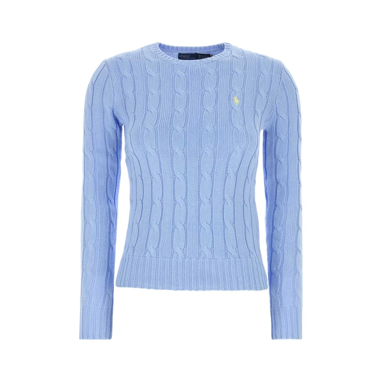 Polo Ralph Lauren Light Blue Cotton Sweater 512 Exterior: Maglieria - Women