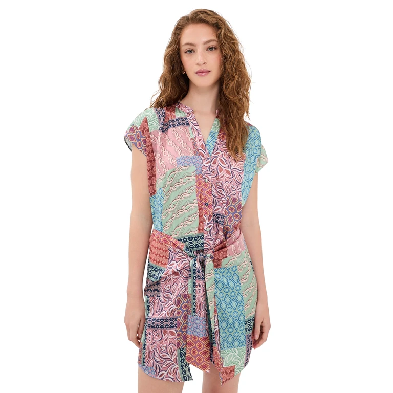 MISA Mika Dress Oasis Patchwork M