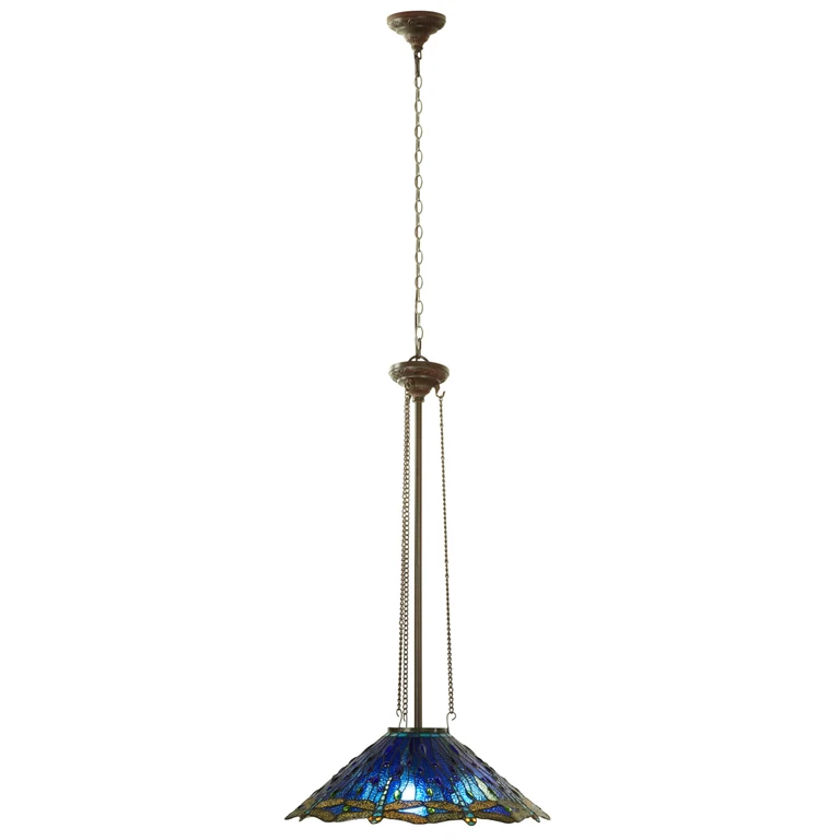 244" Blue Dragonfly Pendant