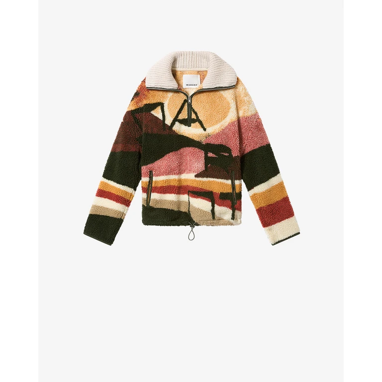 Pull en polaire Isabel Marant Marley Multicolore XL