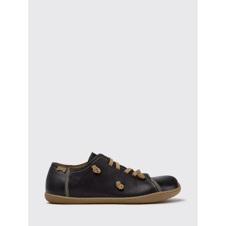 Twins Smooth Leather Slip-On Trainers with Embroidered Details (K101027-004TWINS0)