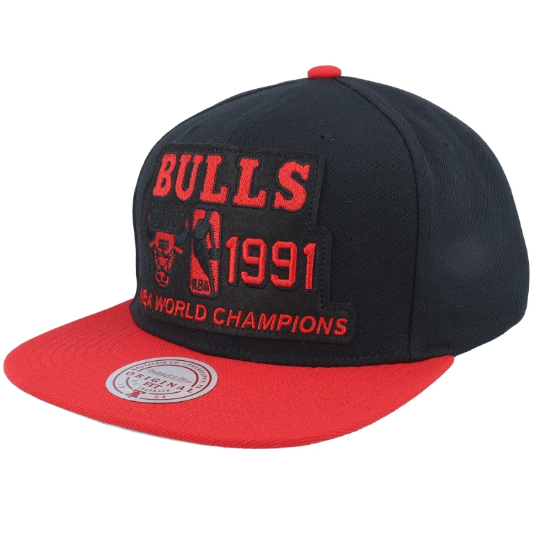 Men's NBA 91 Champ Flipside Snapback Hwc Bulls Snapback Caps