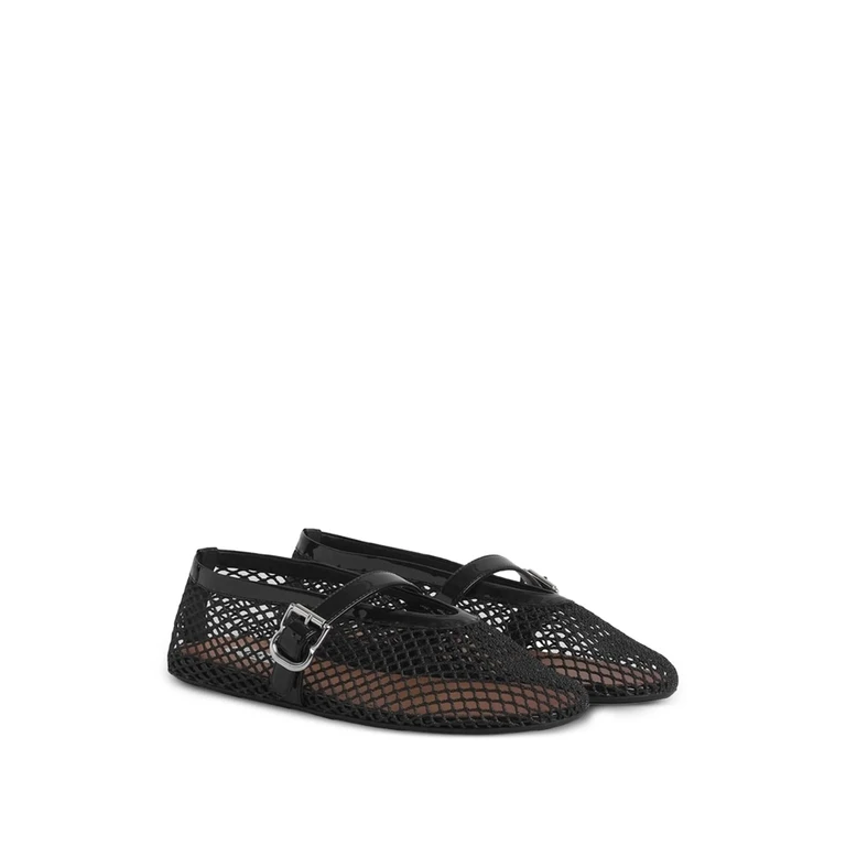 Alaïa Fishnet Ballet Flats