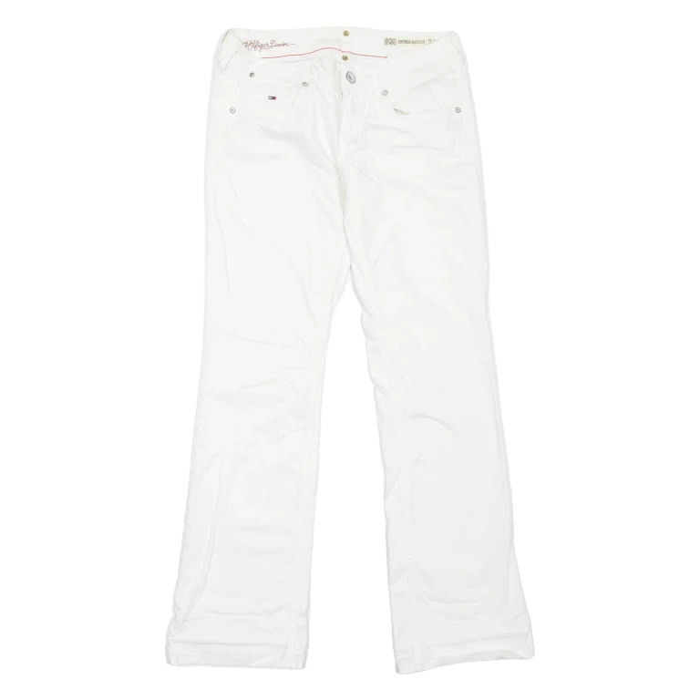 HILFIGER DENIM Rhonda Womens Jeans White Regular Bootcut W31 L32