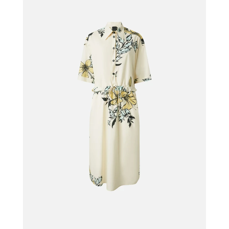 Pinko - Robe chemise à imprimé floral - XXS