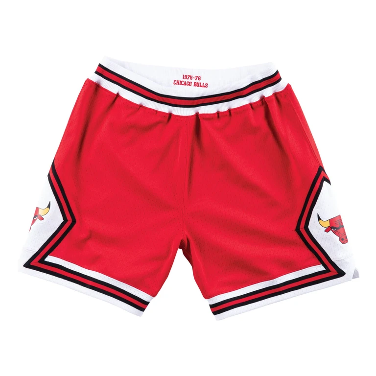 Men's NBA Authentic Road Shorts Bulls 75-76
