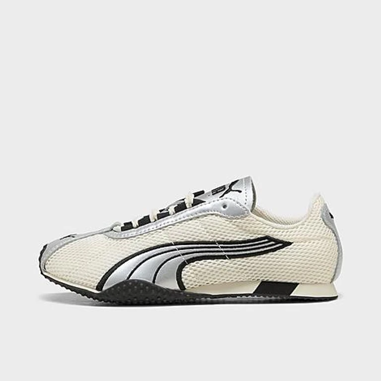 Big Kids Puma H-Street OG Casual Shoes in Frosted Ivory/Puma Silver Size: 4.0