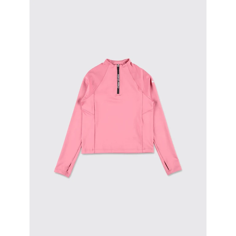 Girl's High-Neck Technical Fabric Half-Zip Jumper (IF1750641)