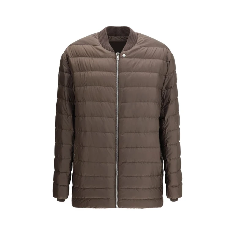 Brown Goose Down Bomber Clothing - Men