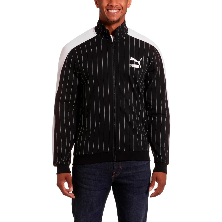 Men's Pinstripe T7 Track Jacket Jackets
