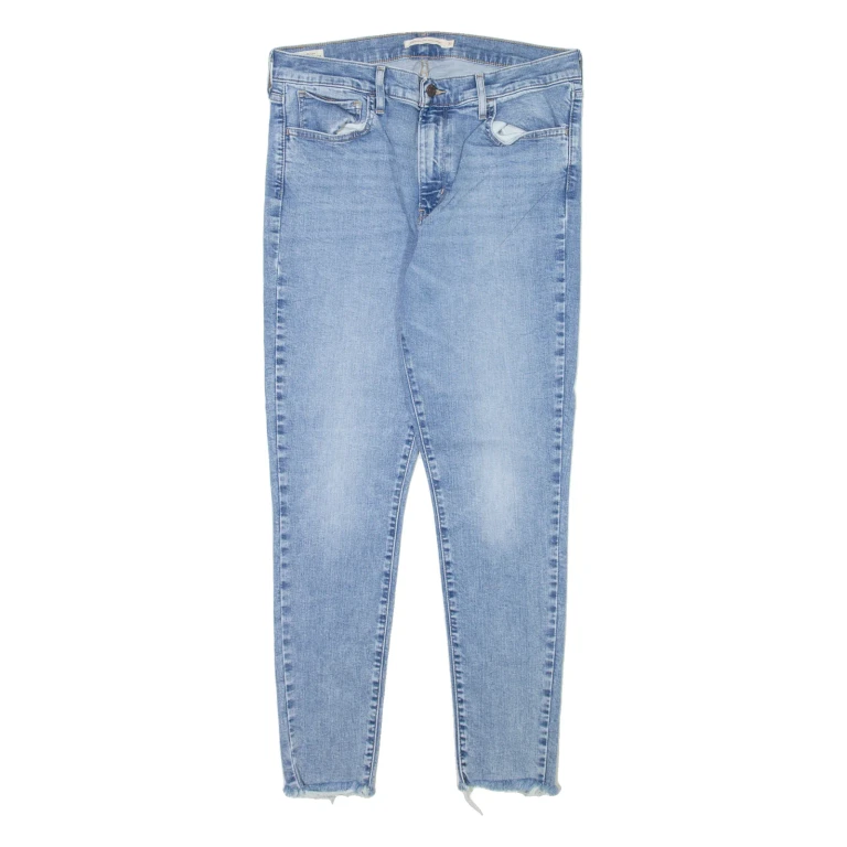 LEVI'S 720 High Rise Skinny Big E Womens Jeans Blue Regular Straight W31 L28