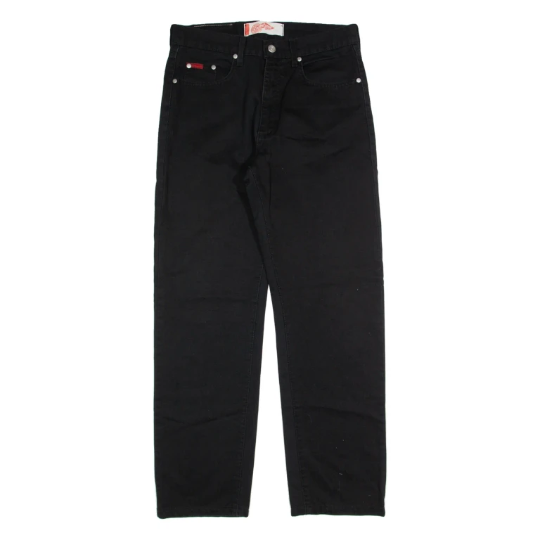 LEE COOPER Mens Trousers Black Regular Straight W30 L28