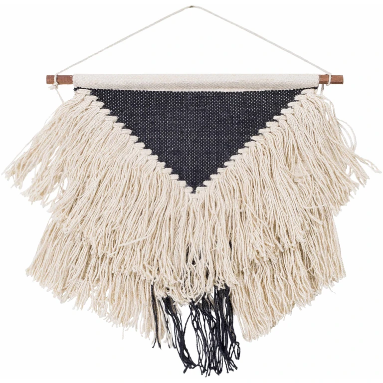 Dingus Jute and Wood Wall Hanging - Clearance