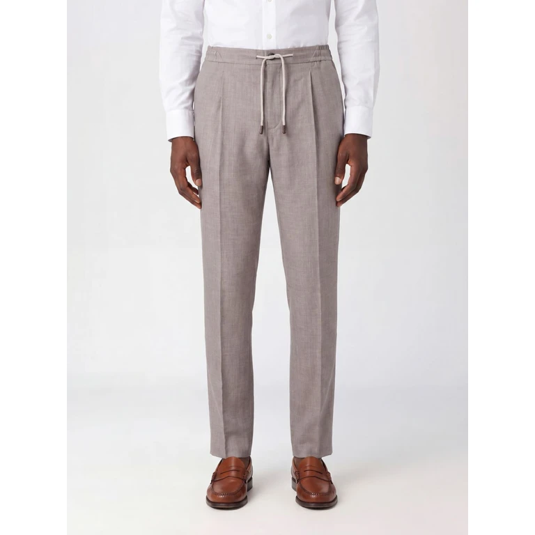 Pants Men color Brown (1T007890473520)