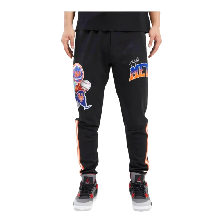 New York Mets Home Town Men Track Pants Black