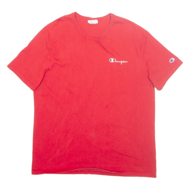 CHAMPION Mens T-Shirt Red XL