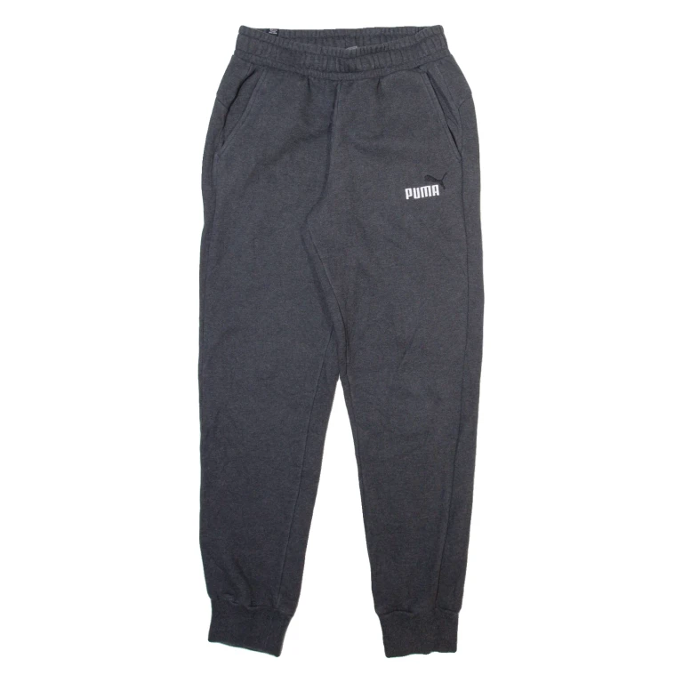 PUMA Womens Joggers Grey Tapered S W26 L29