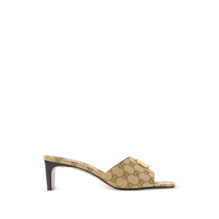 GG Supreme Logo-plaque Sandals