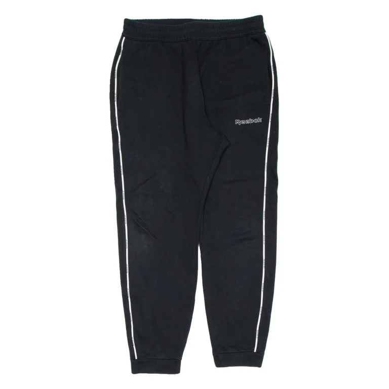 REEBOK Womens Joggers Black Tapered M W32 L27