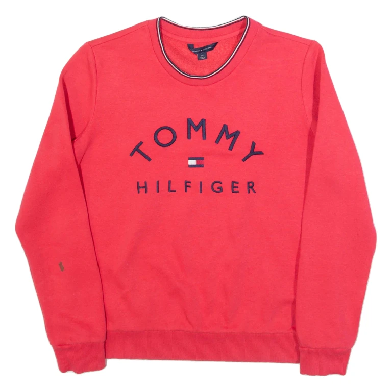 TOMMY HILFIGER Womens Sweatshirt Pink S