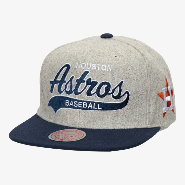 Men's MLB Tailsweep 2.0 Melton Snapback Astros Snapback Caps