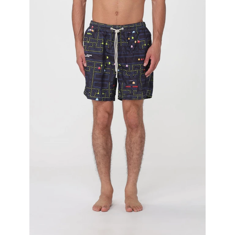Graphic Print Polyester Swim Shorts (LIG000103539L)