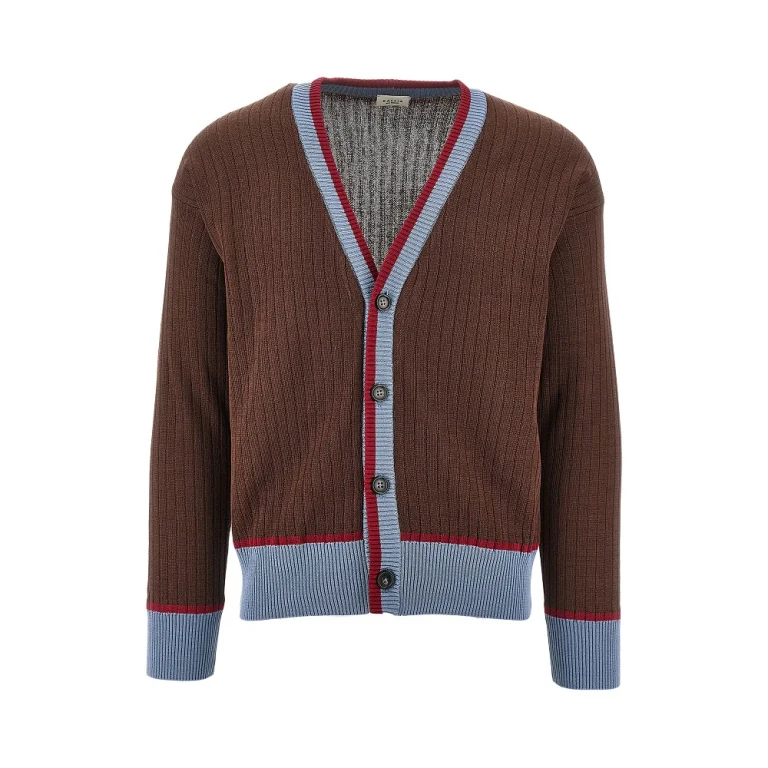 Ribbed cotton cardigan Man 48