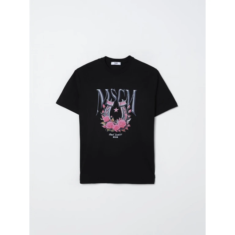 MSGM KIDS T-Shirt Kids color Black (F5MSJGTH132110)