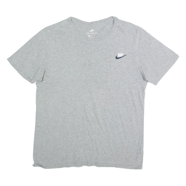 NIKE Mens T-Shirt Grey M