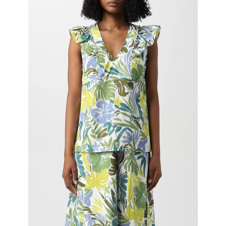 LIU JO Top Woman color Green (WA3108TS456Q9185)