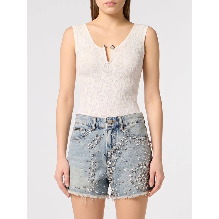 Top Woman color White (SAFCWTK3812PKN002N01)