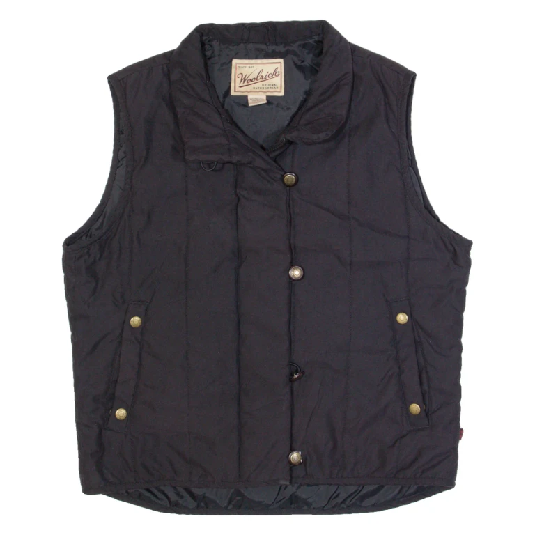 WOOLRICH Womens Quilted Gilet Black S