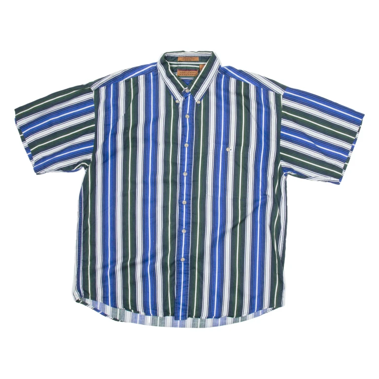 NORTHERN EXPLORER Mens Shirt White Striped XL