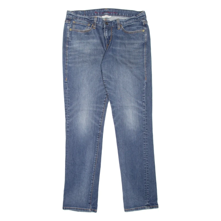 LEVI'S 521 Ultra Low Womens Jeans Blue Slim Skinny Stone Wash W30 L30