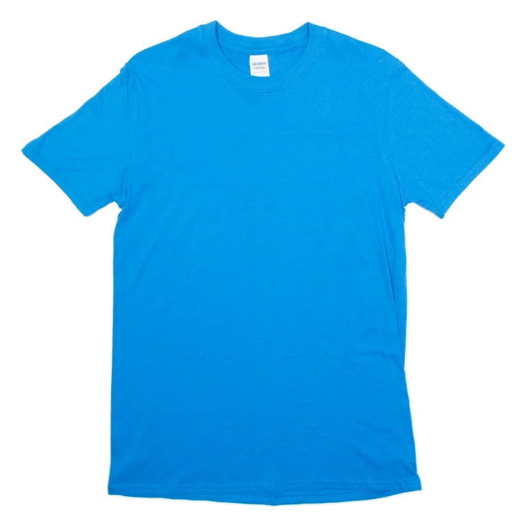 GILDAN Mens T-Shirt Blue M