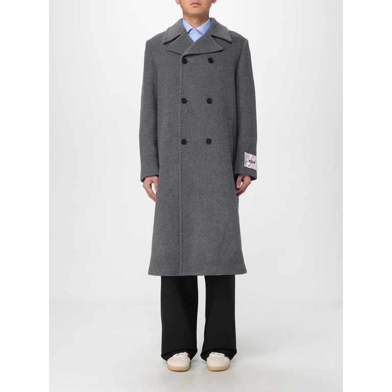 MSGM Coat Men color Grey (3940MC0825760498)