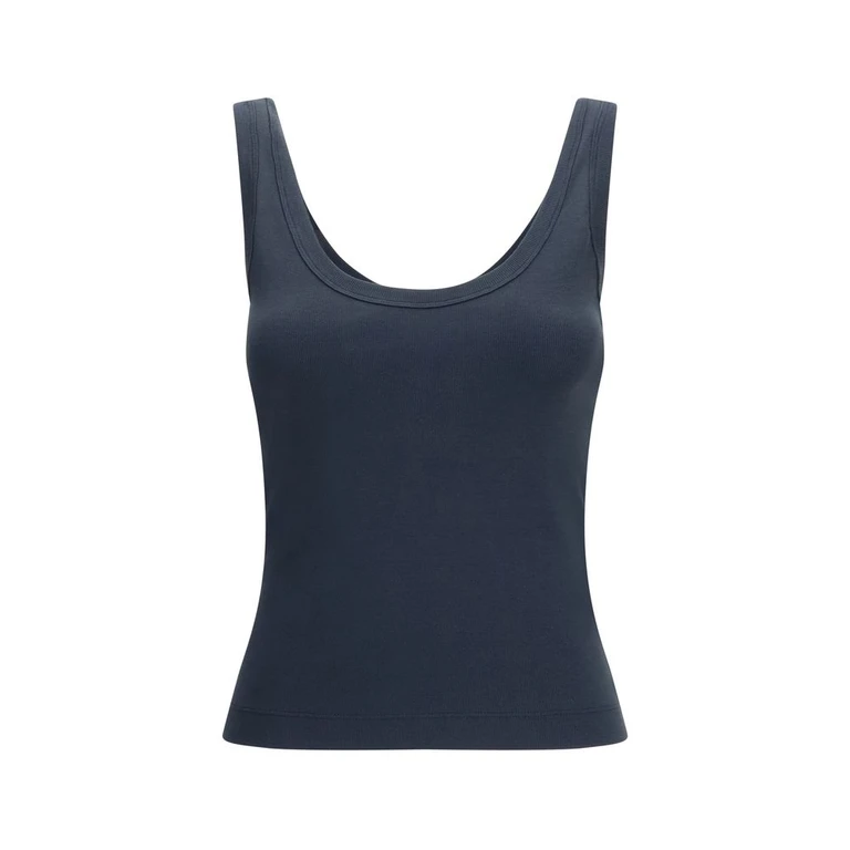 Blue Cotton T-Shirt - Women