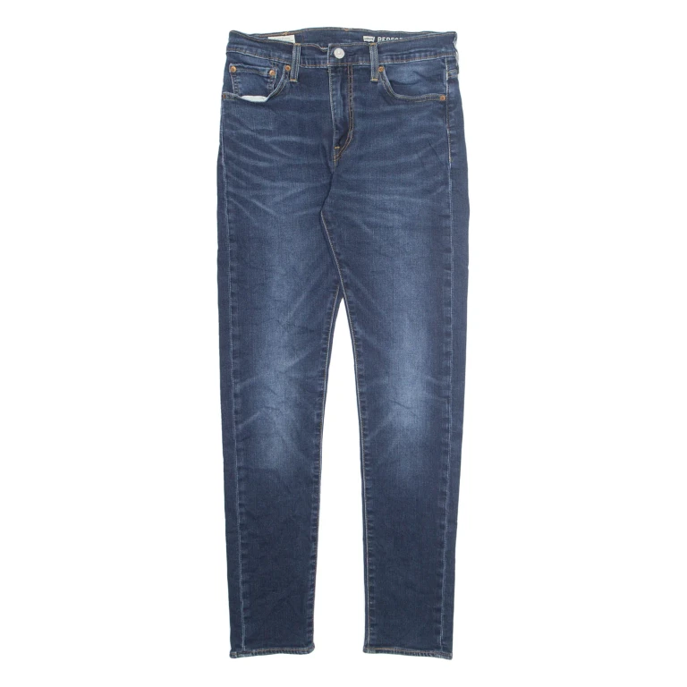 LEVI'S 510 BIG E Jeans Mens Blue Slim Skinny Stone Wash W30 L32