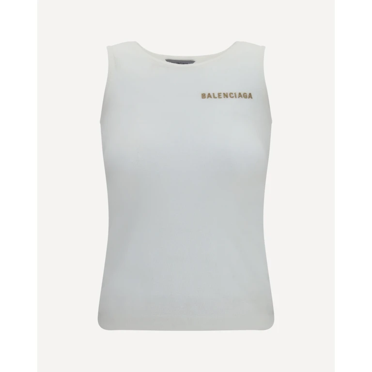 BALENCIAGA Logo Tank Top Female S