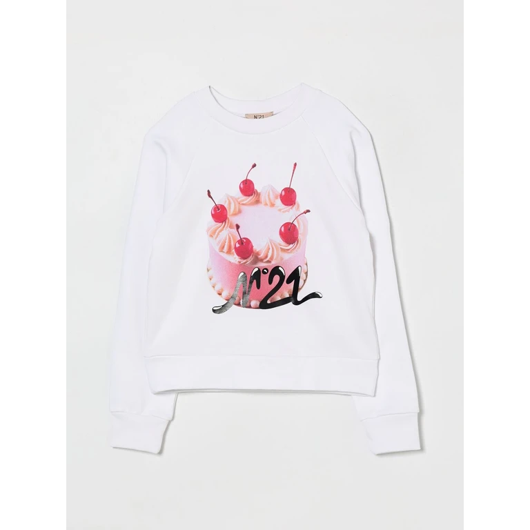 N° 21 Sweater Kids color White (N2109UN04940N100)