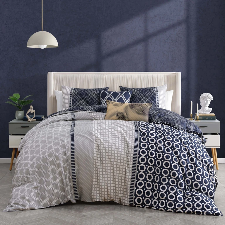 Vertigeo 5 Piece Reversible Comforter Set