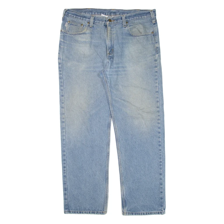 CARHARTT Workwear Mens Jeans Blue Relaxed Straight W38 L30