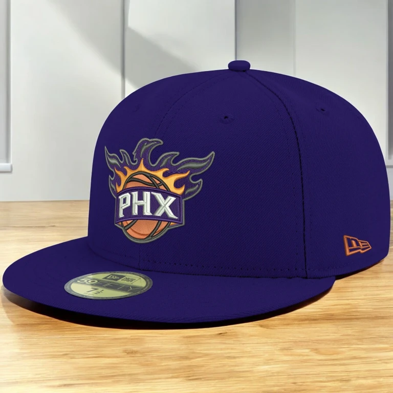 Men's NBA Phoenix Suns 5950 Fitted Purple