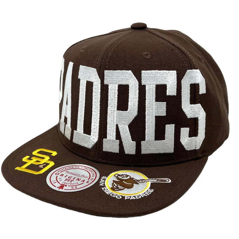 Men's MLB Big Text 1 Snapback Coop Padres Snapback Caps
