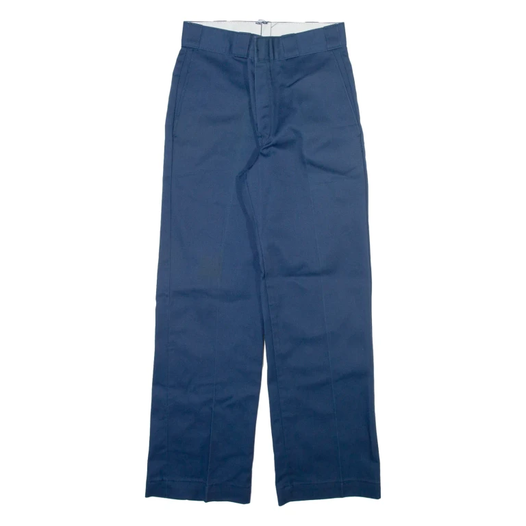 DICKIES Mens Trousers Blue Slim Straight W28 L29